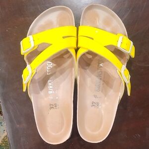 Birkenstock Yao Neon Yellow Sandals